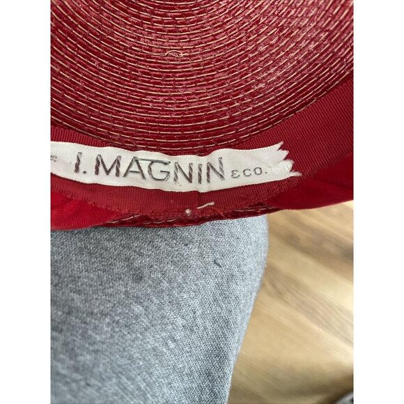 VINTAGE‎ Red  Magnin Hat - Picture 5 of 12